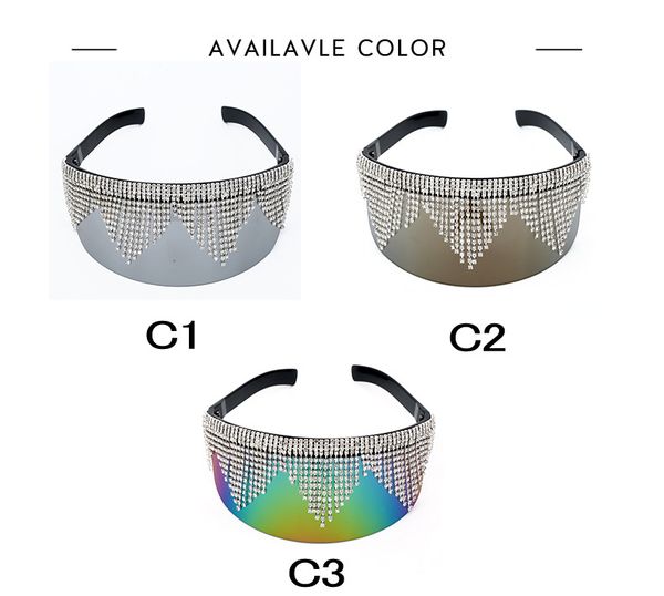 wholesale-colorful rhinestones personality large frame sunglasses european and american fashion eye protection anti-slip sunglasses, White;black
wholesale-colorful rhinestones personality large frame sunglasses european and american fashion eye protection anti-slip sunglasses, White;black