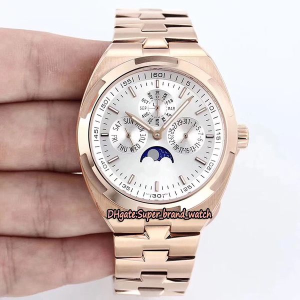 version overseas 4300v/120r-b064 white dial cal.1120qp mechanical moon phase mens watch sapphire rose gold steel case designer watches, Slivery;brown
version overseas 4300v/120r-b064 white dial cal.1120qp mechanical moon phase mens watch sapphire rose gold steel case designer watches, Slivery;brown
