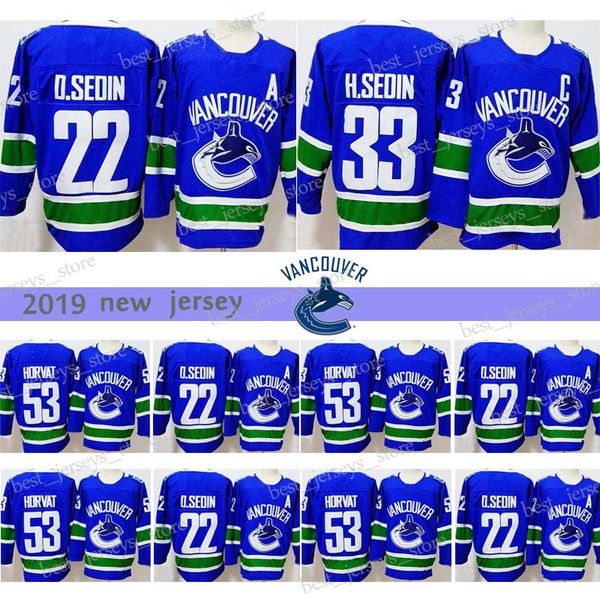 Vancouver Canucks Hockey Jerseys 22 Daniel Sedin 53 Bo Horvat 33 Henrik Sedin Top MEN shirt 2019
Vancouver Canucks Hockey Jerseys 22 Daniel Sedin 53 Bo Horvat 33 Henrik Sedin Top MEN shirt 2019
