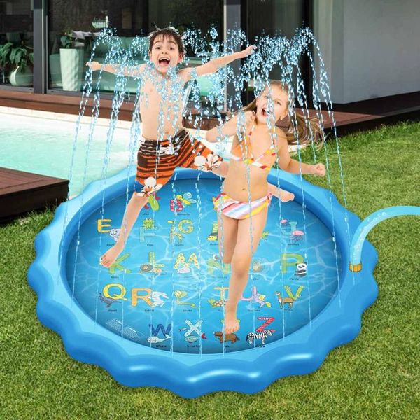 170cm new kids inflatable water splash play pool water spray pad roundplaying sprinkler mat yard outdoor fun swimming pools
170cm new kids inflatable water splash play pool water spray pad roundplaying sprinkler mat yard outdoor fun swimming pools