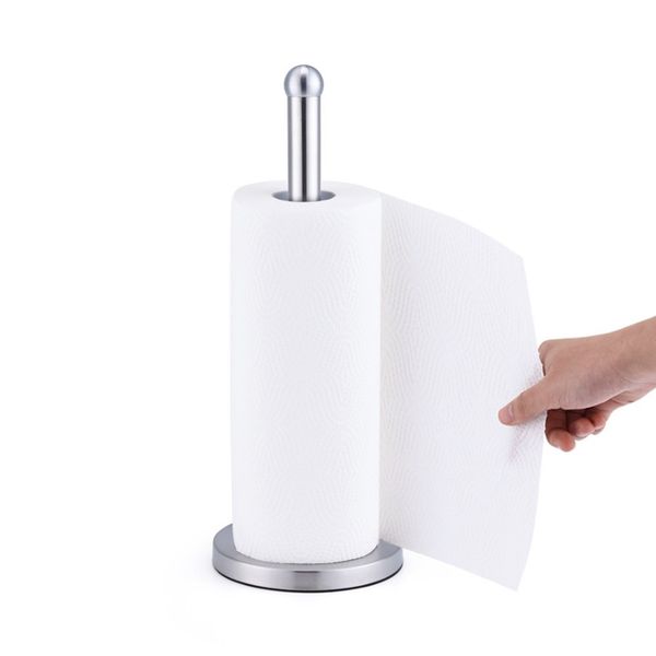 stainless steel kitchen roll paper holder bathroom toilet paper stand tissue napkins rack round head home kitchen table tool bathroom storag
stainless steel kitchen roll paper holder bathroom toilet paper stand tissue napkins rack round head home kitchen table tool bathroom storag