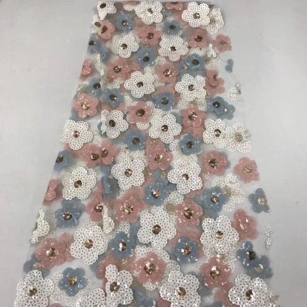 fashion african lace fabric 2020 lace with 3 d applique, french mesh swiss voile nigerian fabrics for dress, Pink;blue
fashion african lace fabric 2020 lace with 3 d applique, french mesh swiss voile nigerian fabrics for dress, Pink;blue