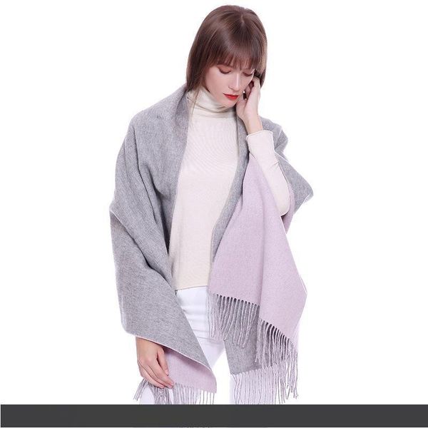 new double-sided solid color wool scarf ladies cashmere shawl men plain cashmere shawl blanket, Blue;gray
new double-sided solid color wool scarf ladies cashmere shawl men plain cashmere shawl blanket, Blue;gray