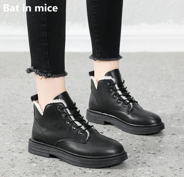 new winter women boots women shoes warm snow boots casual lace-up low heels plush fur shoes woman botas mujer t618, Black
new winter women boots women shoes warm snow boots casual lace-up low heels plush fur shoes woman botas mujer t618, Black