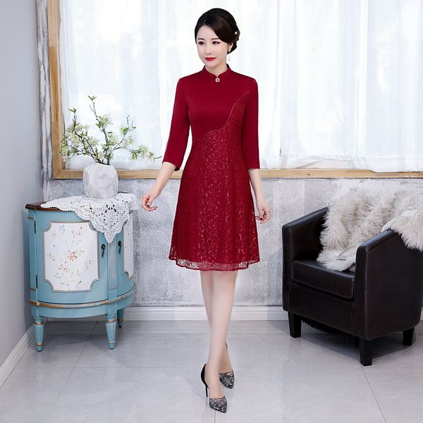 женщины 2020 новый кружева лоскутная красный qipao элегантный тонкий красный невесты свадебное платье онлайн негабаритные 3xl cheongsam sexy, Red
женщины 2020 новый кружева лоскутная красный qipao элегантный тонкий красный невесты свадебное платье онлайн негабаритные 3xl cheongsam sexy, Red