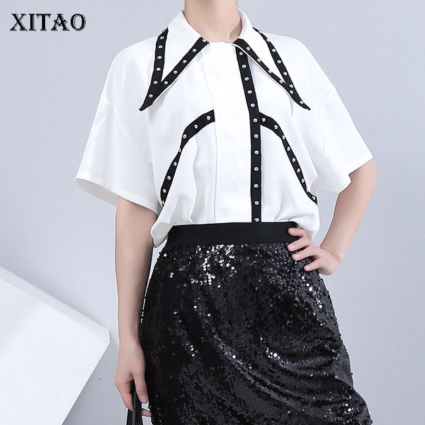 xitao europe causal women short sleeve patchwork blouse beading personality design loose 2020 summer new fashion shirt zll5092, White
xitao europe causal women short sleeve patchwork blouse beading personality design loose 2020 summer new fashion shirt zll5092, White