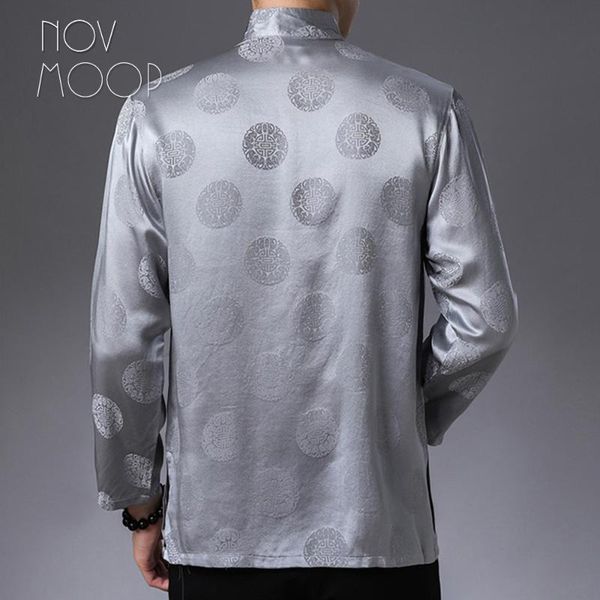 men's dress shirts novmoop 2021 natural silk chinese tang style shirt camisa de seda los hombres lt3187, White;black
men's dress shirts novmoop 2021 natural silk chinese tang style shirt camisa de seda los hombres lt3187, White;black