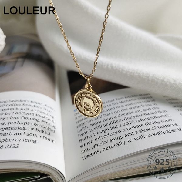 louleur 925 sterling silver letter pendant necklace le petit prince clavicular chain gold color necklace women fashion jewelry
louleur 925 sterling silver letter pendant necklace le petit prince clavicular chain gold color necklace women fashion jewelry