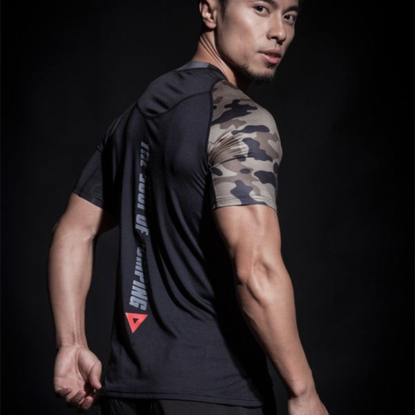 summer sports pro t-shirt muscle mens gym short sleeve t shirt basketball fitness camouflage patchwork breathable stretch top, Black;blue
summer sports pro t-shirt muscle mens gym short sleeve t shirt basketball fitness camouflage patchwork breathable stretch top, Black;blue