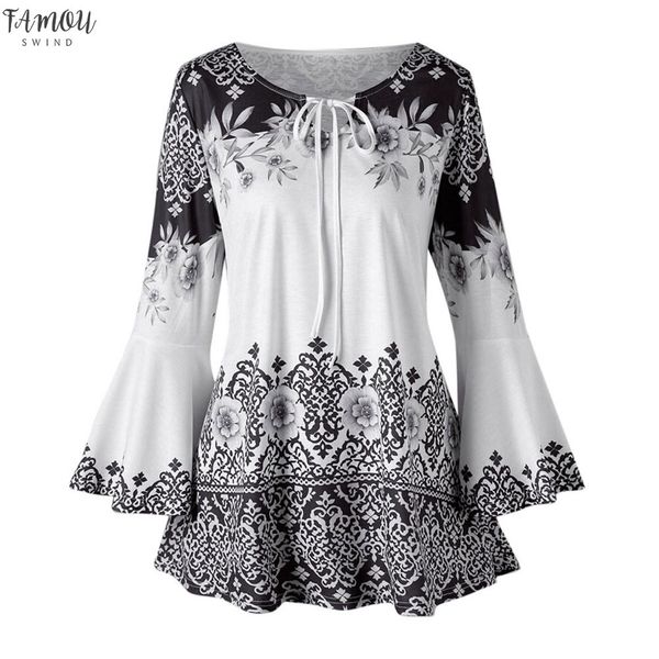 womens blouses plus size 5xl autumn boho causal printed long flare sleeve keyhole blouses blusas de moda 2020, White
womens blouses plus size 5xl autumn boho causal printed long flare sleeve keyhole blouses blusas de moda 2020, White