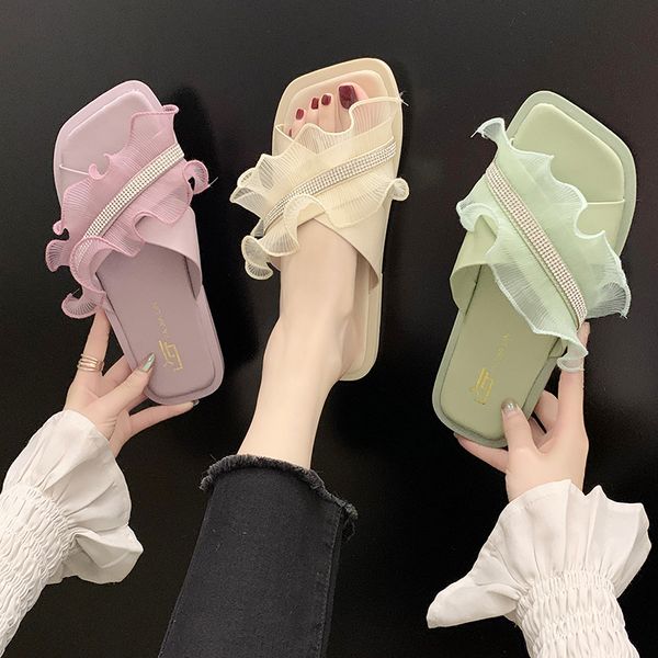 glitter slides female shoes ladies' slippers fashion lace jelly 2020 rubber flat summer crystal basic floral pu flat, Black
glitter slides female shoes ladies' slippers fashion lace jelly 2020 rubber flat summer crystal basic floral pu flat, Black