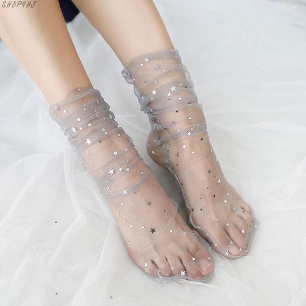 socks & hosiery women transparent thin long female dress lace funny sock streetwear fashion star moon tulle, Black;white
socks & hosiery women transparent thin long female dress lace funny sock streetwear fashion star moon tulle, Black;white