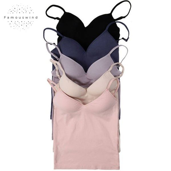 cami woman clothes padded adjustable strap built in bra women bra modal tank camisole drop shipping, White
cami woman clothes padded adjustable strap built in bra women bra modal tank camisole drop shipping, White