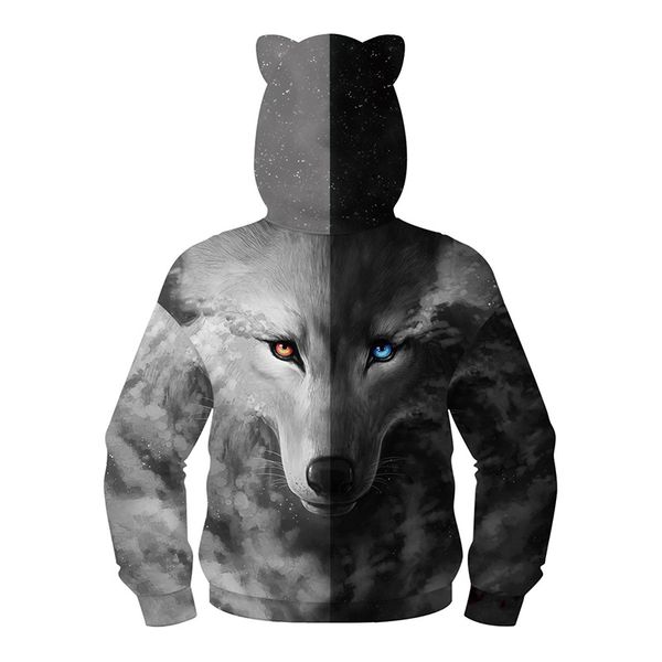 cute kids hoodies fashion double color wolf digital print children's ear cap girls sweatshirt autumn winter long sleeve clothes, Black
cute kids hoodies fashion double color wolf digital print children's ear cap girls sweatshirt autumn winter long sleeve clothes, Black