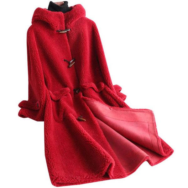 winter women coat fashion artificial fur coat hooded thicken lamb cashmere long park jacket suitable for women, Black
winter women coat fashion artificial fur coat hooded thicken lamb cashmere long park jacket suitable for women, Black