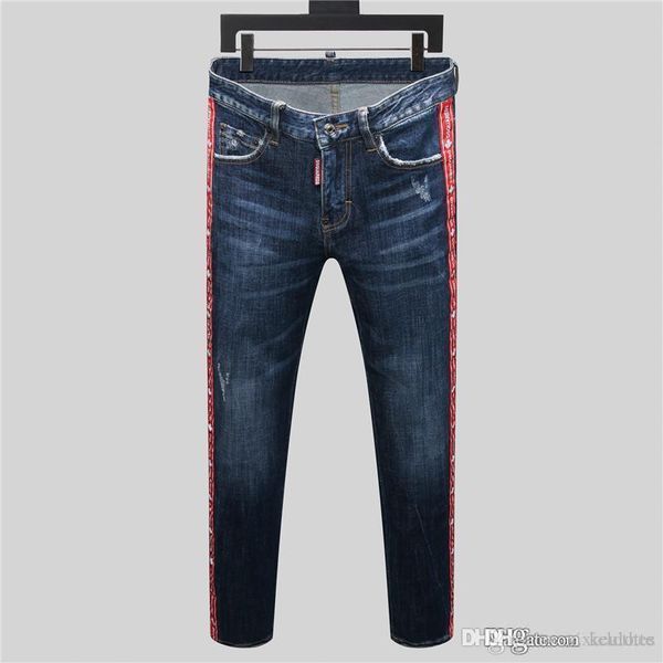 designer jeans skinny jeans brand motorcyclist denim fashion designer hip hop men's jeans wear good quality worth having, Blue
designer jeans skinny jeans brand motorcyclist denim fashion designer hip hop men's jeans wear good quality worth having, Blue