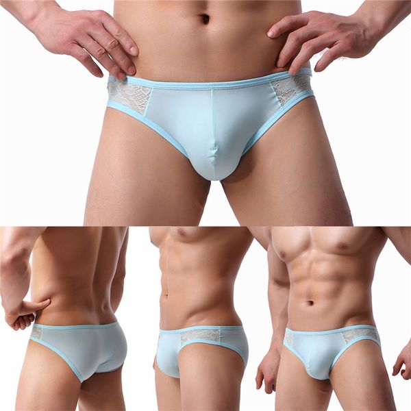 underwear ice silk briefs men gay underwear lingerie briefs male lace panties striped rise gay underpants, Black;white
underwear ice silk briefs men gay underwear lingerie briefs male lace panties striped rise gay underpants, Black;white
