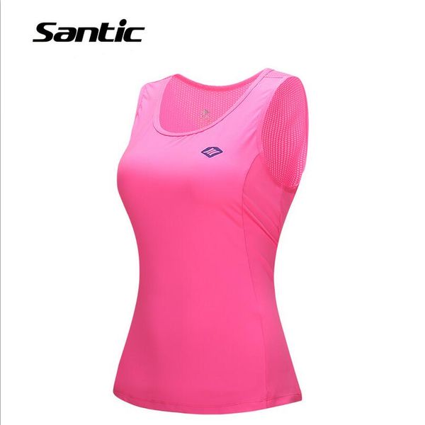 santic women cycling vest bicycle jersey sleeveless quick dry bike wicking gym sports sport running underwear shirt, Black
santic women cycling vest bicycle jersey sleeveless quick dry bike wicking gym sports sport running underwear shirt, Black