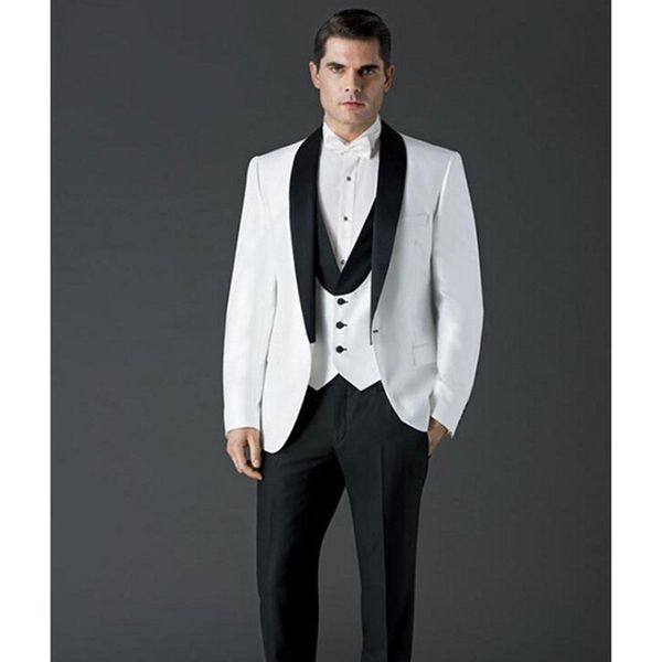 men's fashion temperament suit three-piece suit (jacket + pants + vest) wedding groom groomsmen dress men's business office formal, Black;gray
men's fashion temperament suit three-piece suit (jacket + pants + vest) wedding groom groomsmen dress men's business office formal, Black;gray