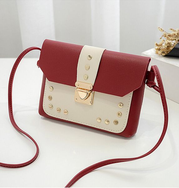 2019 women's leather handbag fashion handbags small shoulder bag with messenger bag for women rivet small shoulder bags
2019 women's leather handbag fashion handbags small shoulder bag with messenger bag for women rivet small shoulder bags