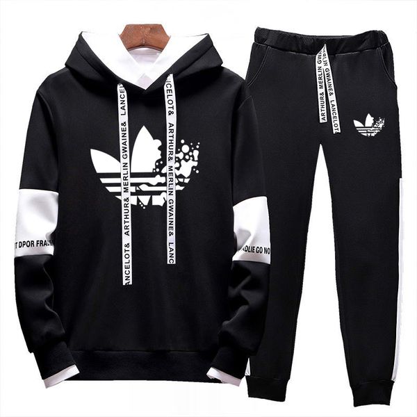 new brand tracksuit 2019 fashion hoodie sweatshirt + sweatpants two-piece men's women's hooded suit hip hop streetwear, Black;blue
new brand tracksuit 2019 fashion hoodie sweatshirt + sweatpants two-piece men's women's hooded suit hip hop streetwear, Black;blue