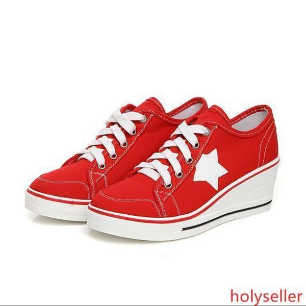 2019 fashion korean version of trend women casual shoes red white pink blue color womens height increasing canvas shoes
2019 fashion korean version of trend women casual shoes red white pink blue color womens height increasing canvas shoes