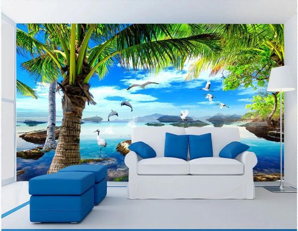 3d wallpaper custom p beautiful beach coconut palm dolphins tv background home decor living room 3d wall murals wallpaper for walls 3 d
3d wallpaper custom p beautiful beach coconut palm dolphins tv background home decor living room 3d wall murals wallpaper for walls 3 d