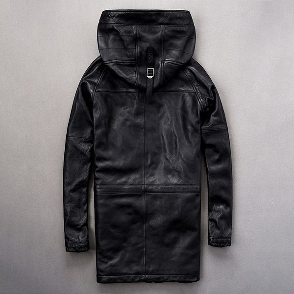 italy vintage men long sheepskin natural leather jacket winter real leather moto biker coat brand mult-pocket hunting jacket, Black
italy vintage men long sheepskin natural leather jacket winter real leather moto biker coat brand mult-pocket hunting jacket, Black