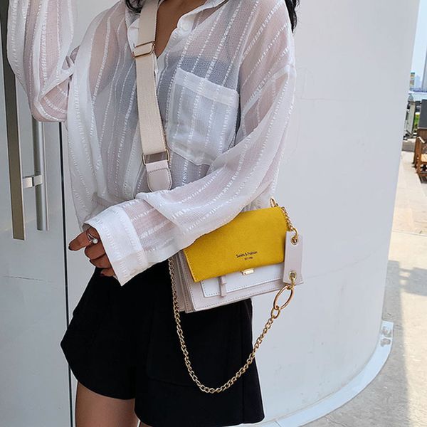 fashion women leather shoulder bags contrast color chain pu messenger bag female simple party travel handbag light cross body
fashion women leather shoulder bags contrast color chain pu messenger bag female simple party travel handbag light cross body