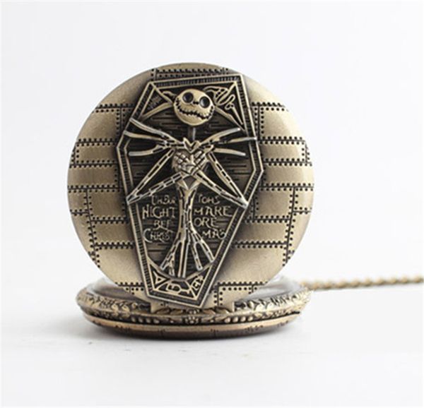 men watche with necklace chain men children gift masculino relogio hombre saati the nightmare before pocketwatch halloween skull, Slivery;golden 
men watche with necklace chain men children gift masculino relogio hombre saati the nightmare before pocketwatch halloween skull, Slivery;golden