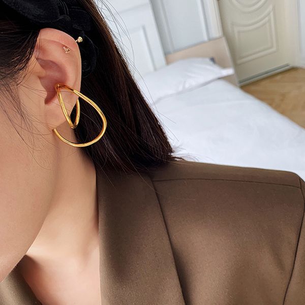 peri'sbox gold silver color irregular twisted earrings without piercing circle geometric earrings for women minimalist ear cuff
peri'sbox gold silver color irregular twisted earrings without piercing circle geometric earrings for women minimalist ear cuff