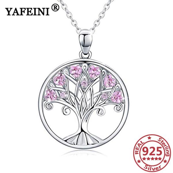 yafeini 925 sterling silver life of tree pendant necklace with pink cubic zircon silver chains mother's day gift graduation gift
yafeini 925 sterling silver life of tree pendant necklace with pink cubic zircon silver chains mother's day gift graduation gift