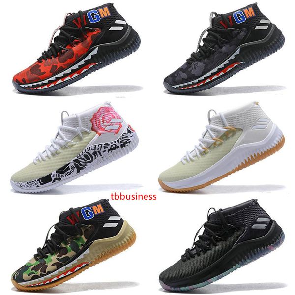 damian lillard 4 men's basketball shoes for dame 4s black white army green red casual sports sneakers us 7-12
damian lillard 4 men's basketball shoes for dame 4s black white army green red casual sports sneakers us 7-12