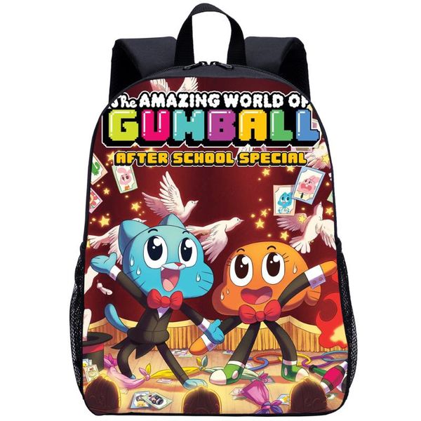 15-lnch cute cartoon gumball backpack school bag kids the amazing world student backpack boys girls school bagpack
15-lnch cute cartoon gumball backpack school bag kids the amazing world student backpack boys girls school bagpack
