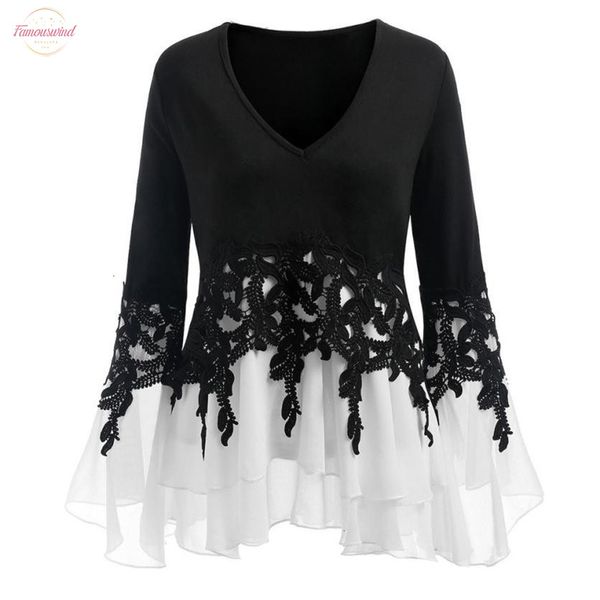 women clothing blouse woman plus size womens blouses casual applique flowy v neck long sleeve chiffon blouse blusa feminina 2019 new, White
women clothing blouse woman plus size womens blouses casual applique flowy v neck long sleeve chiffon blouse blusa feminina 2019 new, White