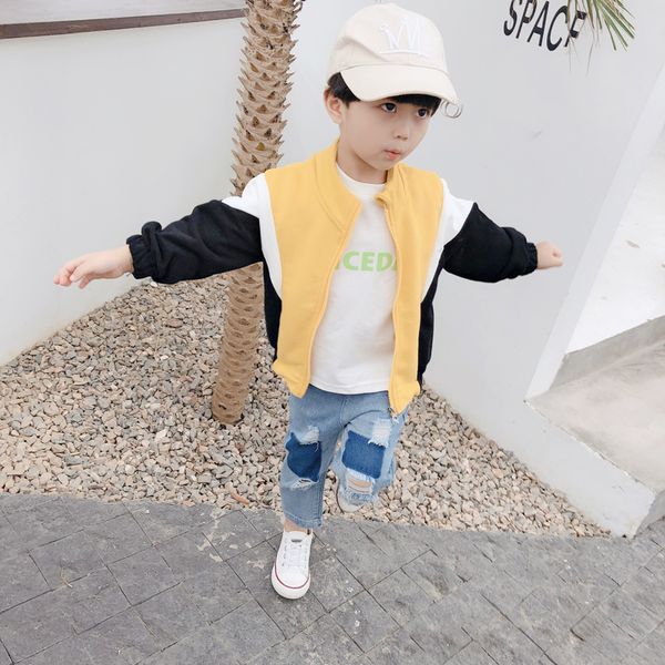 contrast jacket boys short coat children's jacket for spring autumn kids clothes zipper clothing simple sweatshirt outwear tide, Blue;gray
contrast jacket boys short coat children's jacket for spring autumn kids clothes zipper clothing simple sweatshirt outwear tide, Blue;gray