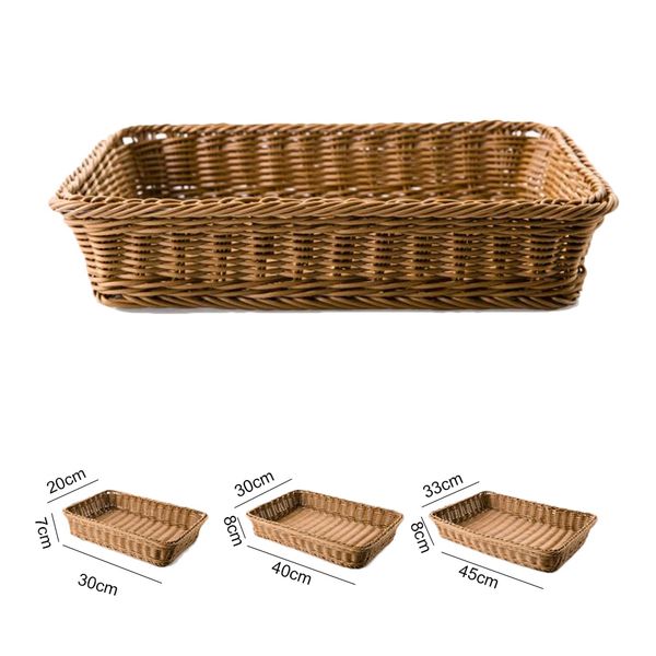 basedidea rectangle bread basket rattan storage basket food fruit vegetable serving basket supermarket restaurant display tray storage baske
basedidea rectangle bread basket rattan storage basket food fruit vegetable serving basket supermarket restaurant display tray storage baske