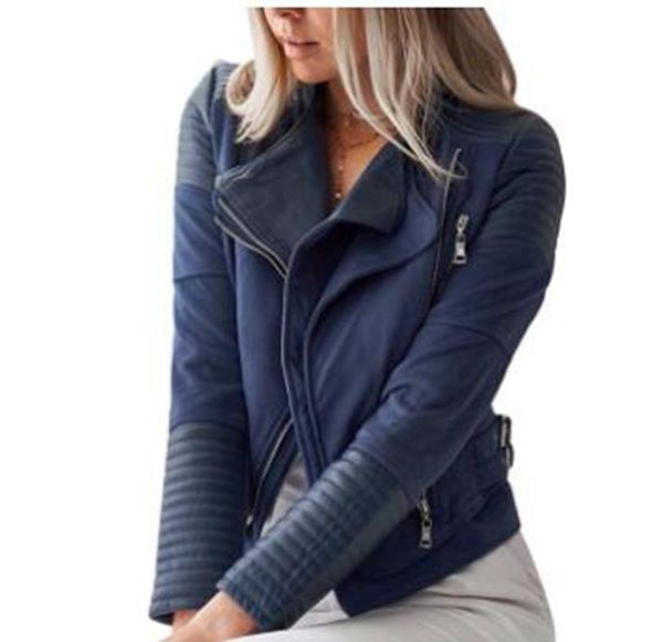 the woman winter high-quality goods han version new fund fashion trend individuality slim body keeps warm the pure color leather coat /s-3xl, Black 
the woman winter high-quality goods han version new fund fashion trend individuality slim body keeps warm the pure color leather coat /s-3xl, Black