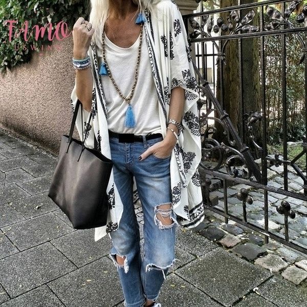 women 5xl casual vintage kimono cardigan ladies 2020 summer long chiffon kimono preto loose printed blouse black, White
women 5xl casual vintage kimono cardigan ladies 2020 summer long chiffon kimono preto loose printed blouse black, White