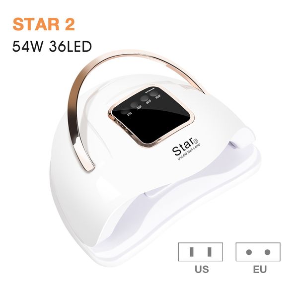 54w 36 led star 2 portable nail dryer lcd display dryer nail lamp uv led lamp for curing gel polish auto sensing for nails
54w 36 led star 2 portable nail dryer lcd display dryer nail lamp uv led lamp for curing gel polish auto sensing for nails
