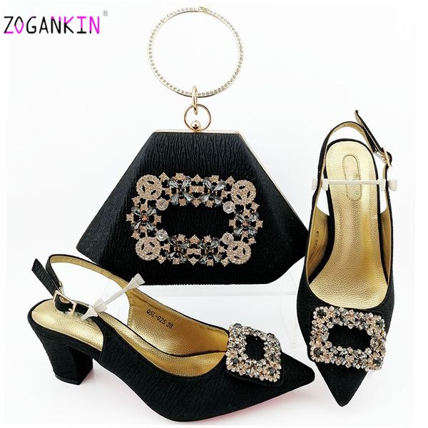 sweet style new coming cofortable shoes and bag to match set nigerian high heels party shoes and bag set for wedding, Black
sweet style new coming cofortable shoes and bag to match set nigerian high heels party shoes and bag set for wedding, Black