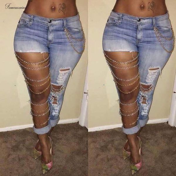 women jeans fashion denim solid skinny ripped pants stretch slim pencil trousers xl s drop shipping good quality, Blue
women jeans fashion denim solid skinny ripped pants stretch slim pencil trousers xl s drop shipping good quality, Blue