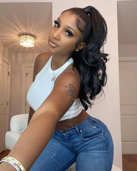 remy hair horse ponytail human hair clip in body wave brown human hair pony tail extension #1b pony tail hairpiece, Black
remy hair horse ponytail human hair clip in body wave brown human hair pony tail extension #1b pony tail hairpiece, Black