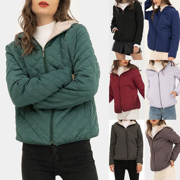women hooded jacket parkas casual long sleeve light cotton-padded clothes winter warm waist slim outwear solid female streetwear, Black
women hooded jacket parkas casual long sleeve light cotton-padded clothes winter warm waist slim outwear solid female streetwear, Black