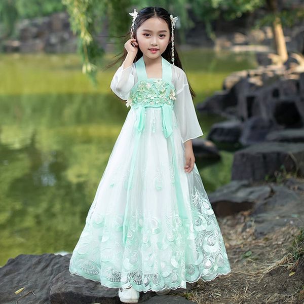 ethnic clothing summer girl costume style improved skirt super fairy chinese princess dress, Red
ethnic clothing summer girl costume style improved skirt super fairy chinese princess dress, Red