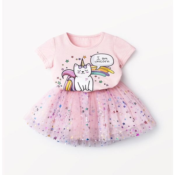girls princess dresses 2020 new fashion kids cat cartoon girl elegant vestidos rainbow sequins baby clothing, Red;yellow
girls princess dresses 2020 new fashion kids cat cartoon girl elegant vestidos rainbow sequins baby clothing, Red;yellow