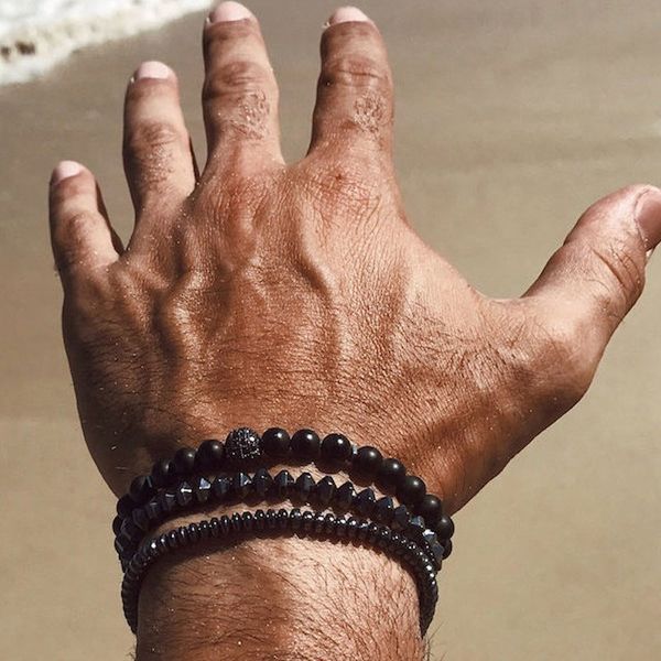 boyulige natural stone leather bracelet men 3pcs/sets stainless steel bracelets for women charms fashion jewelry, Black
boyulige natural stone leather bracelet men 3pcs/sets stainless steel bracelets for women charms fashion jewelry, Black