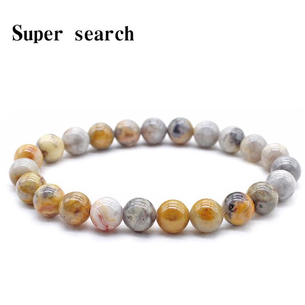 natural stone yellow crazy lace agates round beads bracelet nice gift for women men elastic bracelet 4/6/8/10/12mm, Black
natural stone yellow crazy lace agates round beads bracelet nice gift for women men elastic bracelet 4/6/8/10/12mm, Black