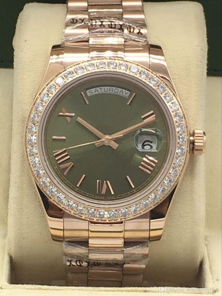 luxury mens watch stainless steel automatic mechanics movment daydate with diamond luxury watch mens watches original clasp lock, Slivery;brown
luxury mens watch stainless steel automatic mechanics movment daydate with diamond luxury watch mens watches original clasp lock, Slivery;brown