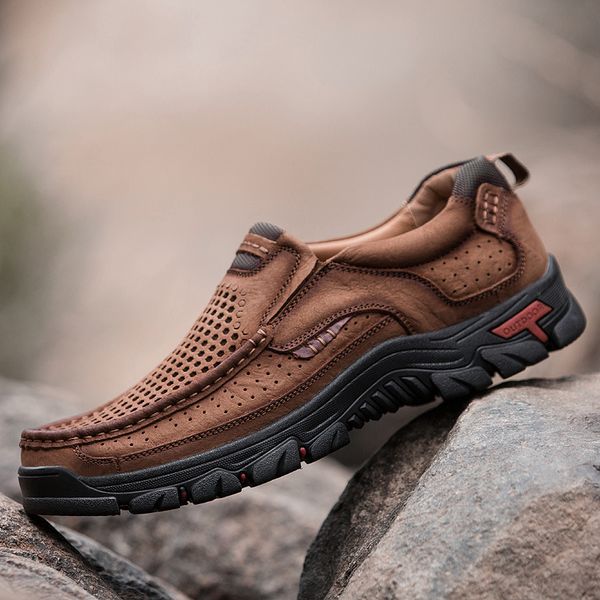men's shoes guenuine leather men shoes 2020 breathable spring summer casual shoes for man footwear fashion design heavy flats mx190717, Black
men's shoes guenuine leather men shoes 2020 breathable spring summer casual shoes for man footwear fashion design heavy flats mx190717, Black